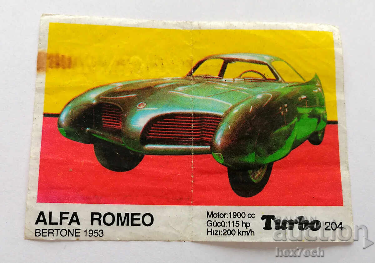 ❤️ ⭐ Εικόνα Turbo Turbo black 204 Alfa Romeo Bertone ⭐ ❤️ ❤️ ⭐ Εικόνα Turbo Turbo black 204 Alfa Romeo Bertone ⭐ ❤️