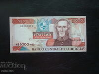 URUGUAY 5000 NOU PESOS 1980 NOU UNC