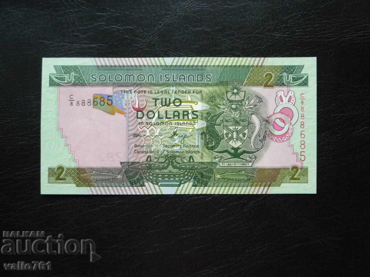 SOLOMON ISLANDS 2 DOLLARS 2009 NEW UNC SOLOMON ISLANDS 2 DOLLARS 2009 NEW UNC