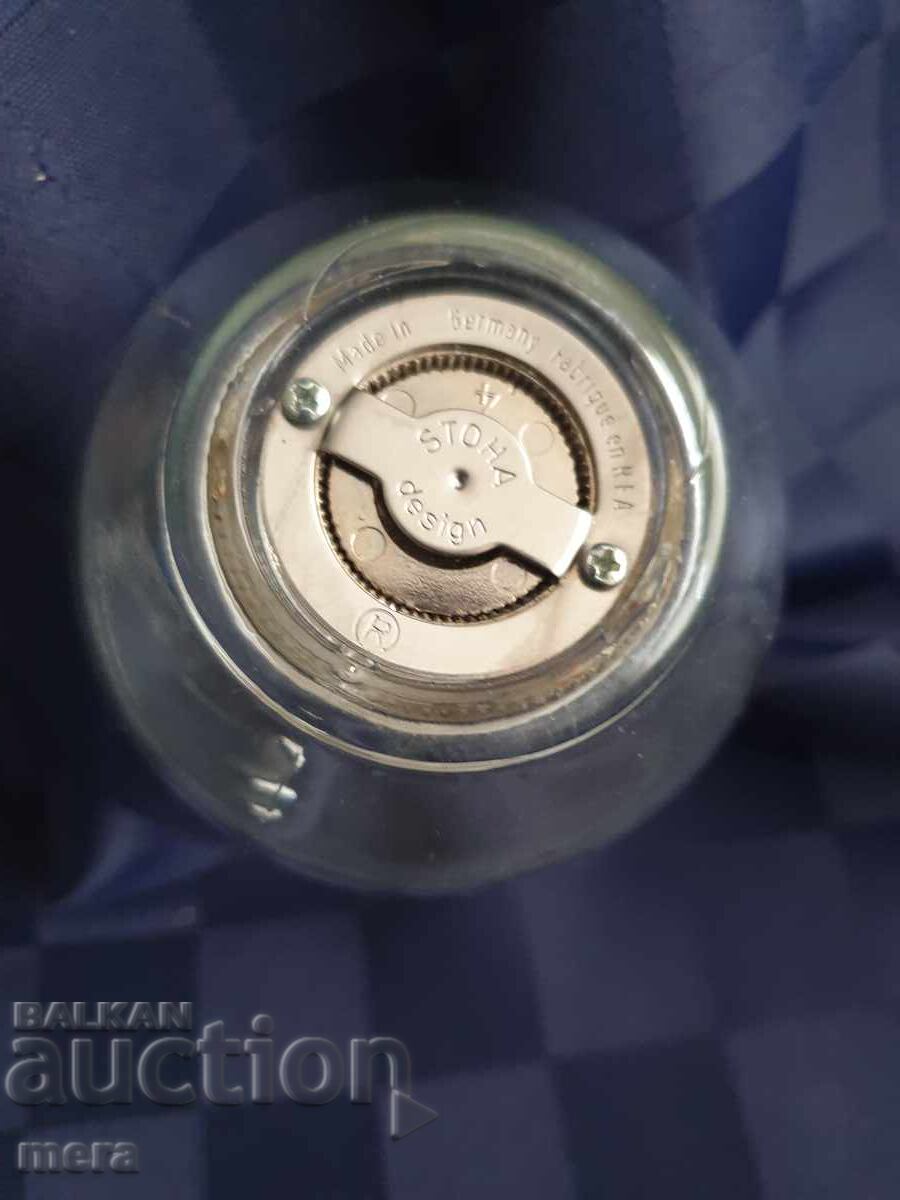 Γερμανική μεγάλη αλατιέρα και μύλος πιπεριάς - 5