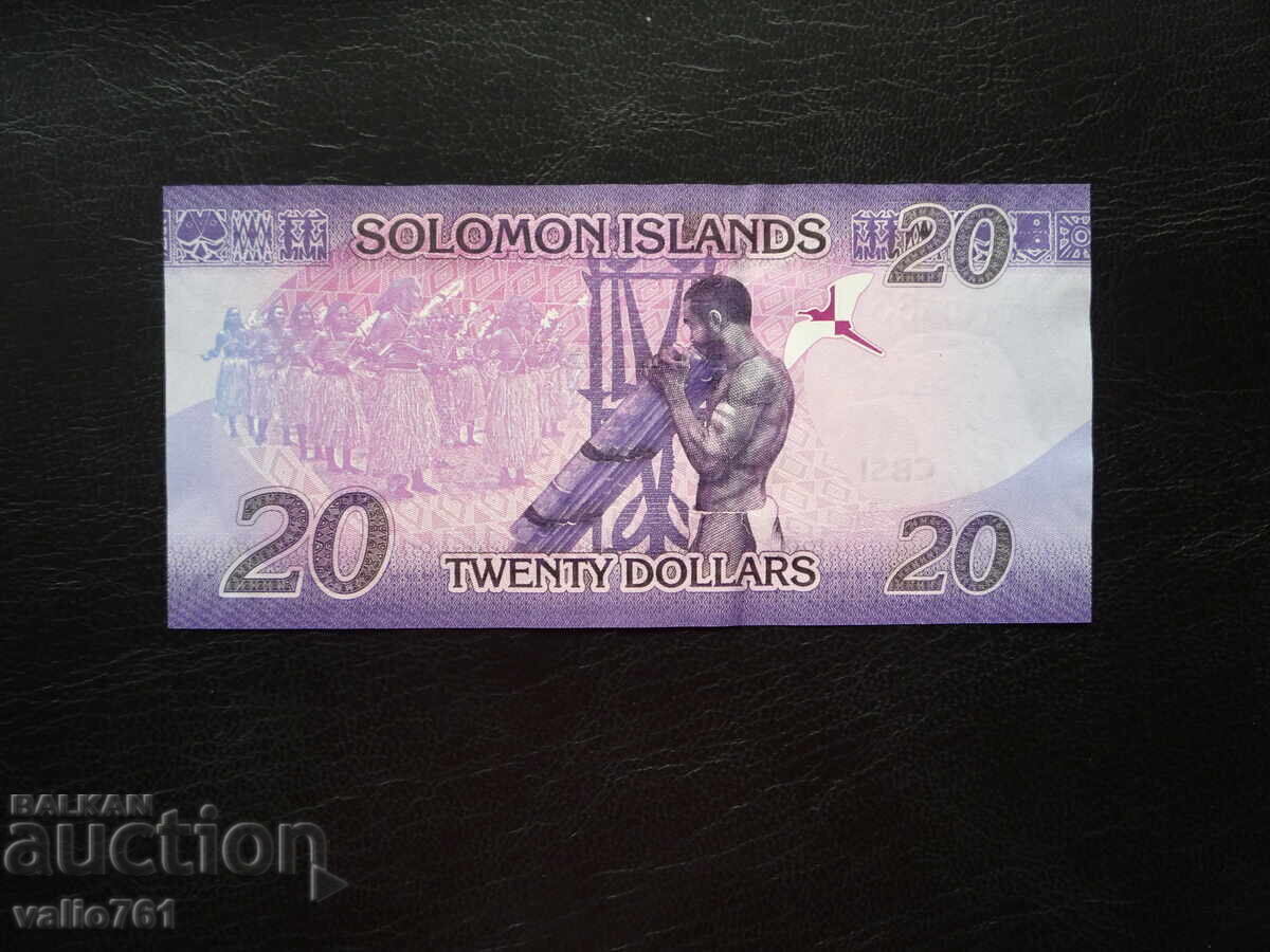 SOLOMON ISLANDS 20 DOLLARS 2019 NEW UNC with price 15.00 BGN | € 7.67 SOLOMON ISLANDS 20 DOLLARS 2019 NEW UNC with price 15.00 BGN | € 7.67