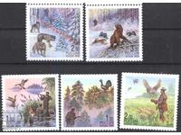 Timbre curate Hunting Fauna 1999 din Rusia