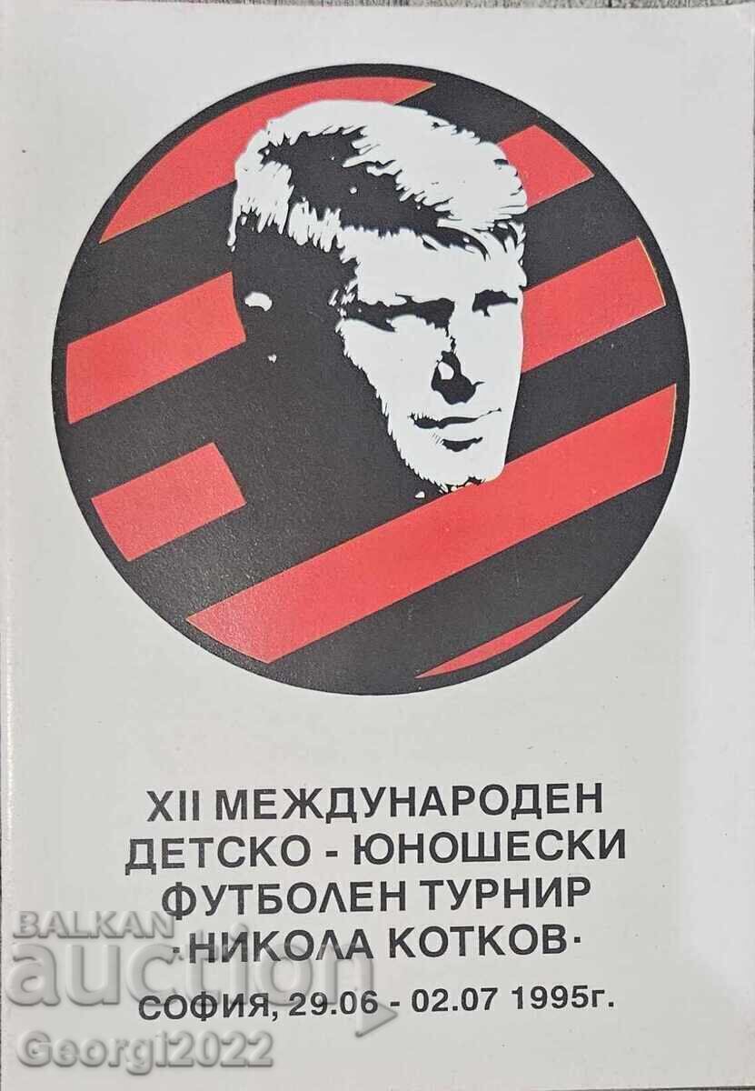 Programul XII Turneu Internațional de Fotbal Nikola Kotkov