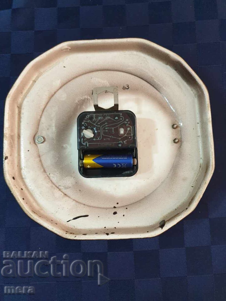 Auction  Kienzle porcelain kitchen clock