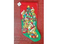 Colorful Christmas boot for decoration and decoration