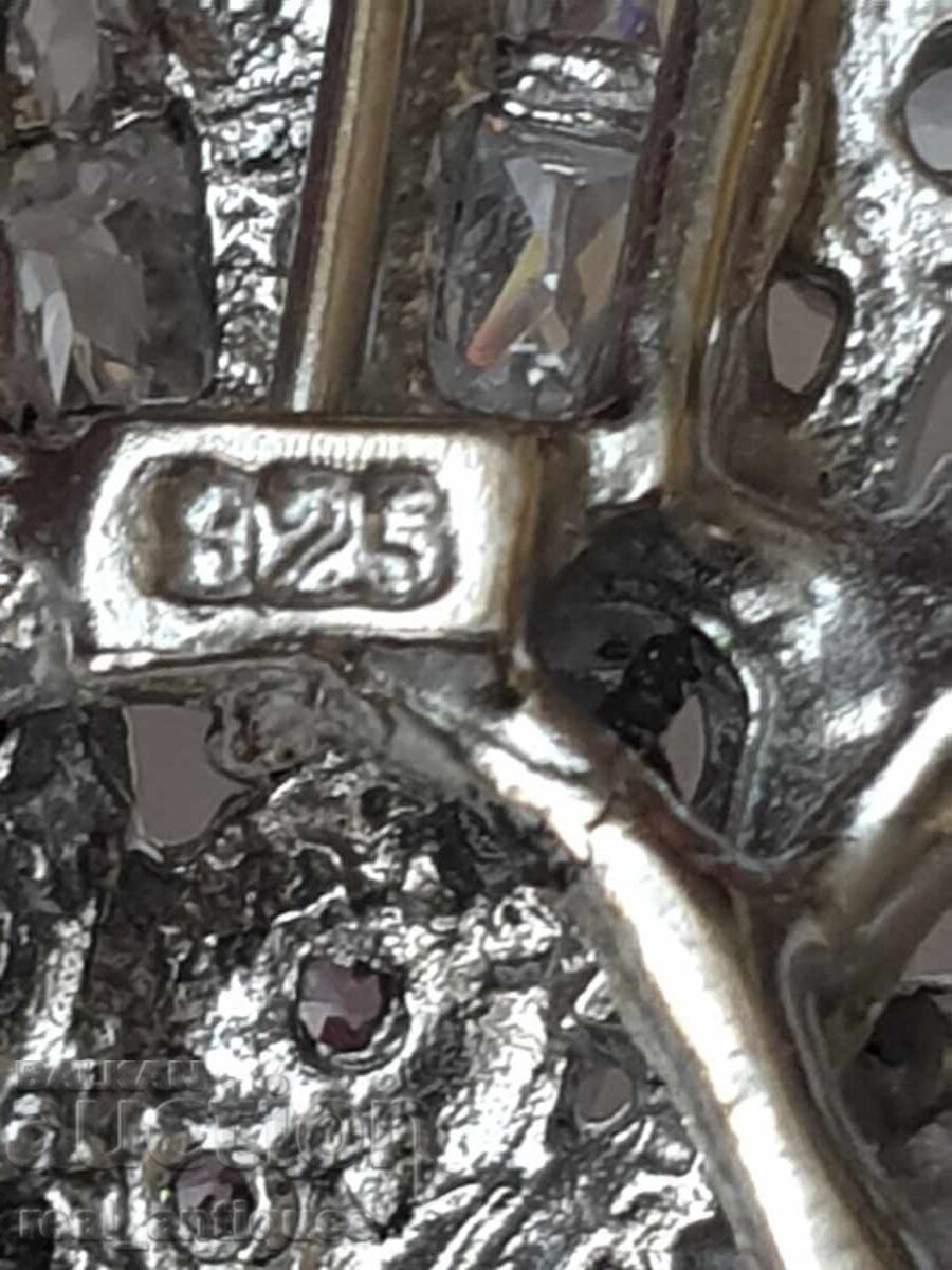 Масивна сребърна брошка - 5 Масивна сребърна брошка - 5