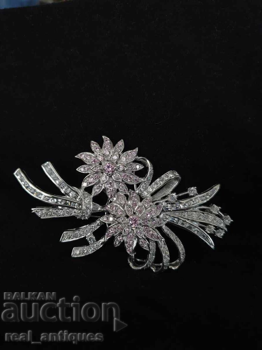 Масивна сребърна брошка - 6 Масивна сребърна брошка - 6