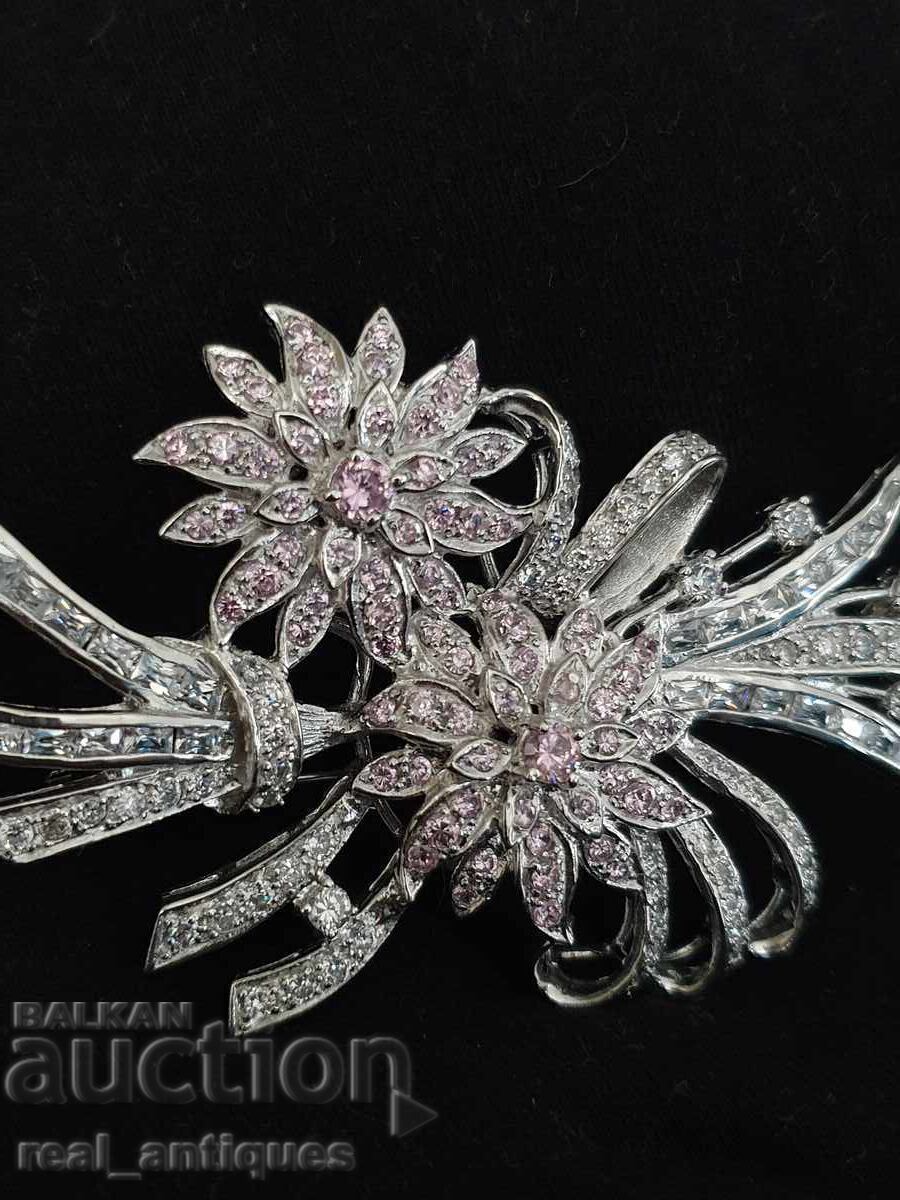 Масивна сребърна брошка - 7 Масивна сребърна брошка - 7