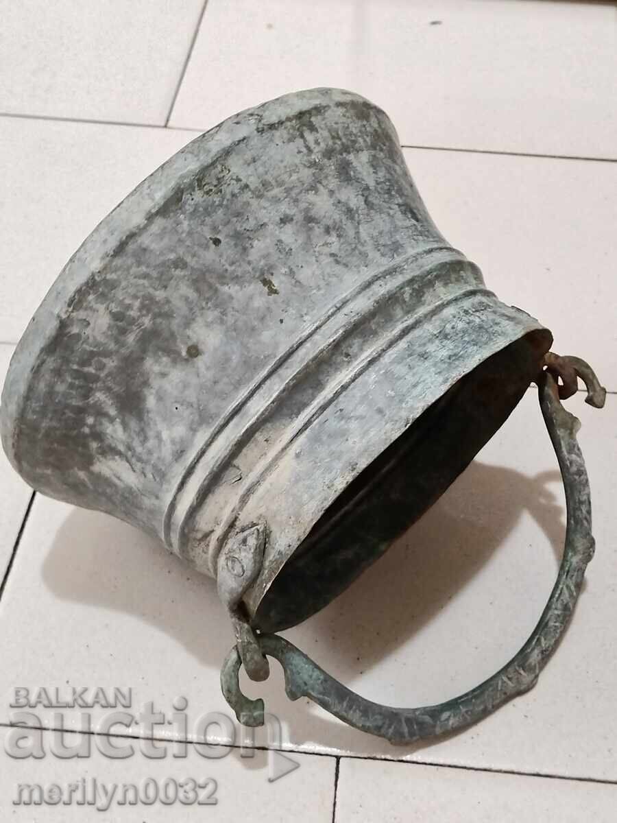 Old copper cauldron, copper, cauldron, forged vessel with price 49.00 BGN | € 25.05 Old copper cauldron, copper, cauldron, forged vessel with price 49.00 BGN | € 25.05