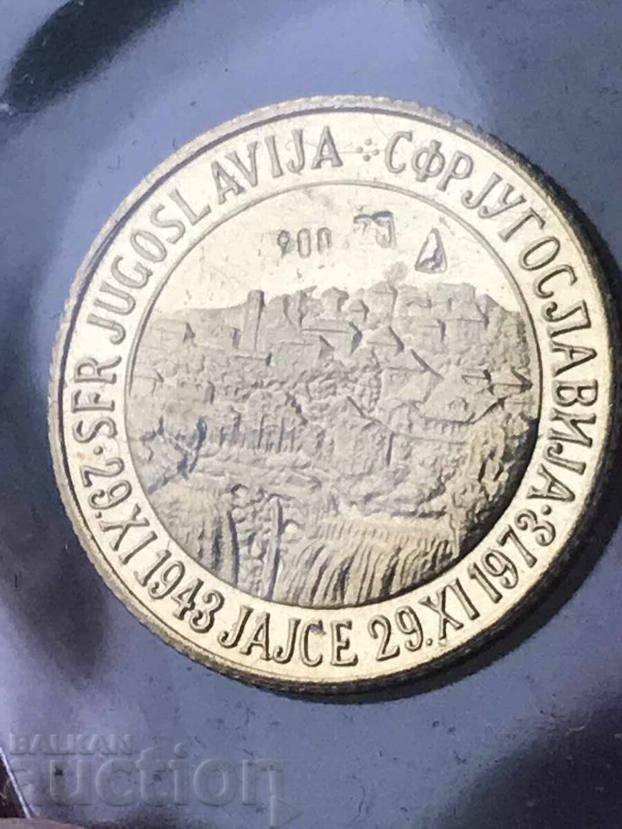 Yugoslavia 1973 Josip Broz Tito commemorative gold coin UNC with price 950.00 BGN | € 485.73 Yugoslavia 1973 Josip Broz Tito commemorative gold coin UNC with price 950.00 BGN | € 485.73