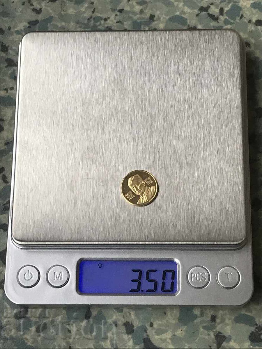 Auction Yugoslavia 1973 Josip Broz Tito commemorative gold coin UNC Auction Yugoslavia 1973 Josip Broz Tito commemorative gold coin UNC