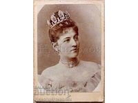 OLD PHOTO CARD JOHANNA LEUSINGER BATTENBERG D497