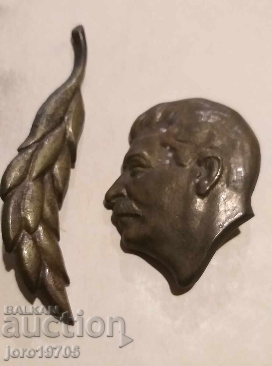 OLD BRONZE BAS-RELEF /STALIN OLD BRONZE BAS-RELEF /STALIN