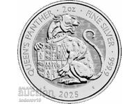 2 oz Silver Tudor Beasts Panther - 2025