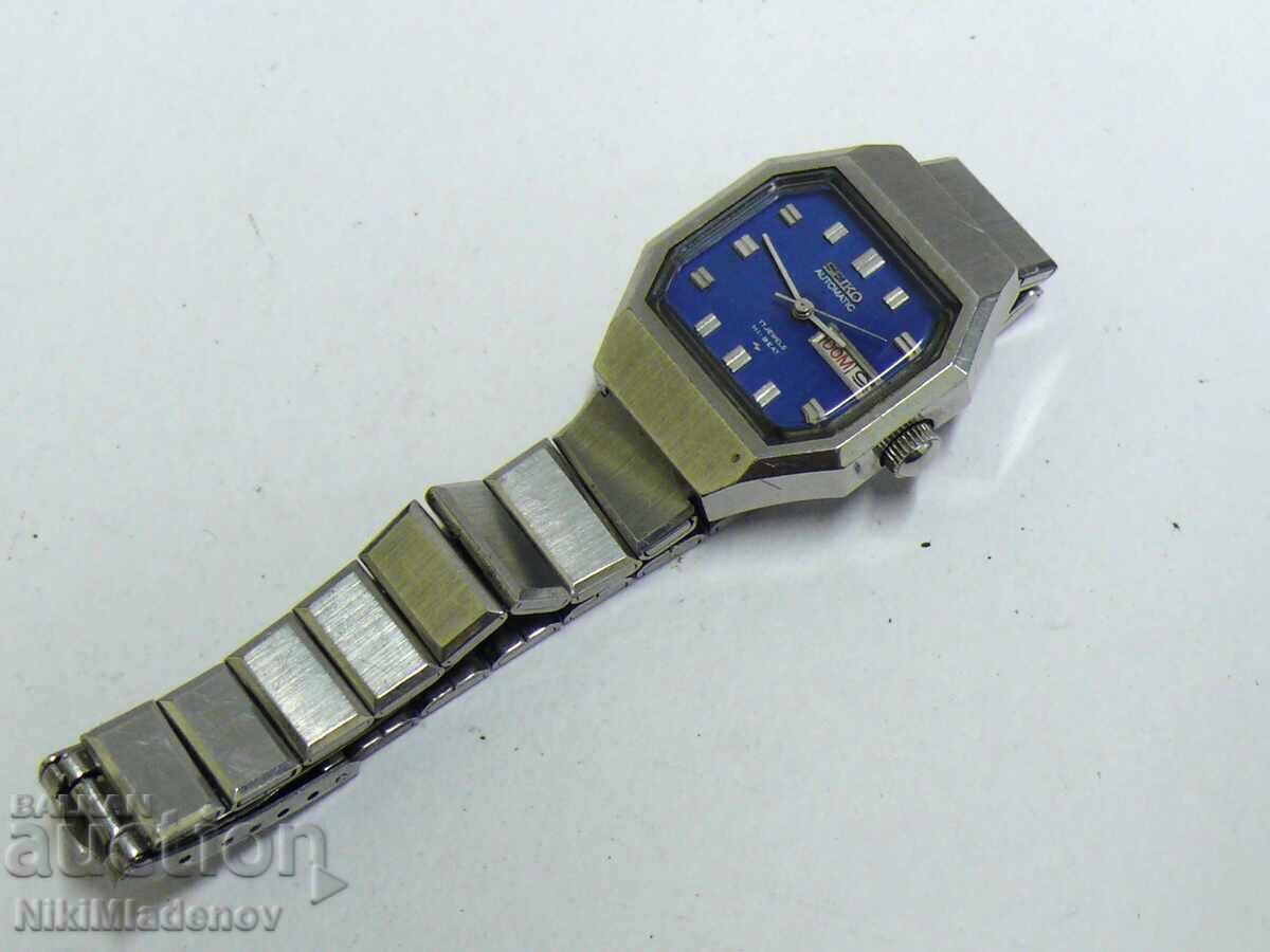 Παράδοση Γυναικείο αυτόματο ρολόι χειρός Seiko με ημέρα και ημερομηνία Παράδοση Γυναικείο αυτόματο ρολόι χειρός Seiko με ημέρα και ημερομηνία