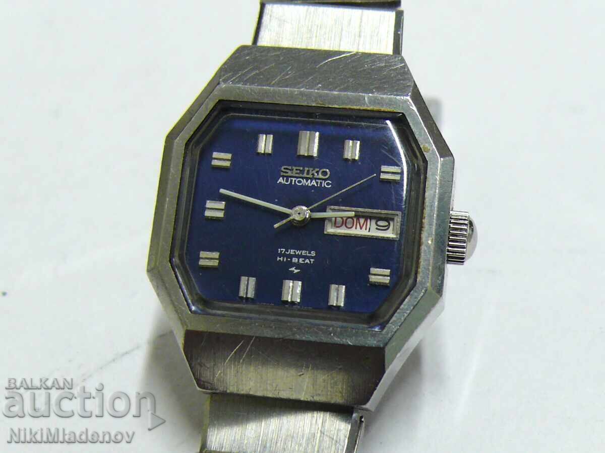 Γυναικείο αυτόματο ρολόι χειρός Seiko με ημέρα και ημερομηνία Γυναικείο αυτόματο ρολόι χειρός Seiko με ημέρα και ημερομηνία