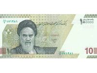 Iran 10 Tomans / 100,000 Old Rials 2022 UNC