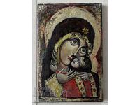 Icon of the Virgin Mary - hand-painted by Ognyan Radev 1985