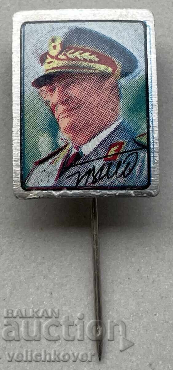 40158 Yugoslavia Badge Marshal Josif Broz Tito 70s. 40158 Yugoslavia Badge Marshal Josif Broz Tito 70s.
