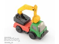 Truck, crane metal and plastic Micro, children's toys, social