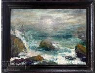 Old master painting - Seascape