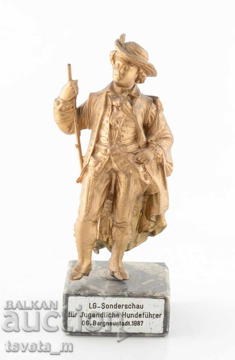 Antique bronze French figure, plastic, sculpture Antique bronze French figure, plastic, sculpture