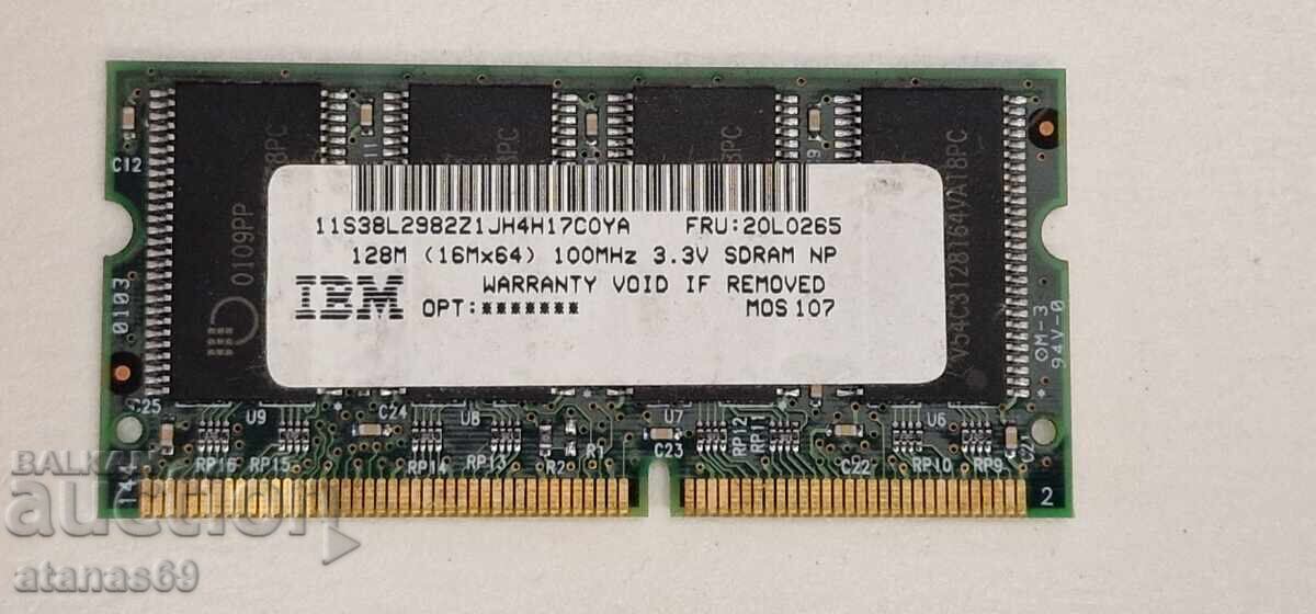 RAM pentru laptop IBM 128 MB - deșeuri electronice №124