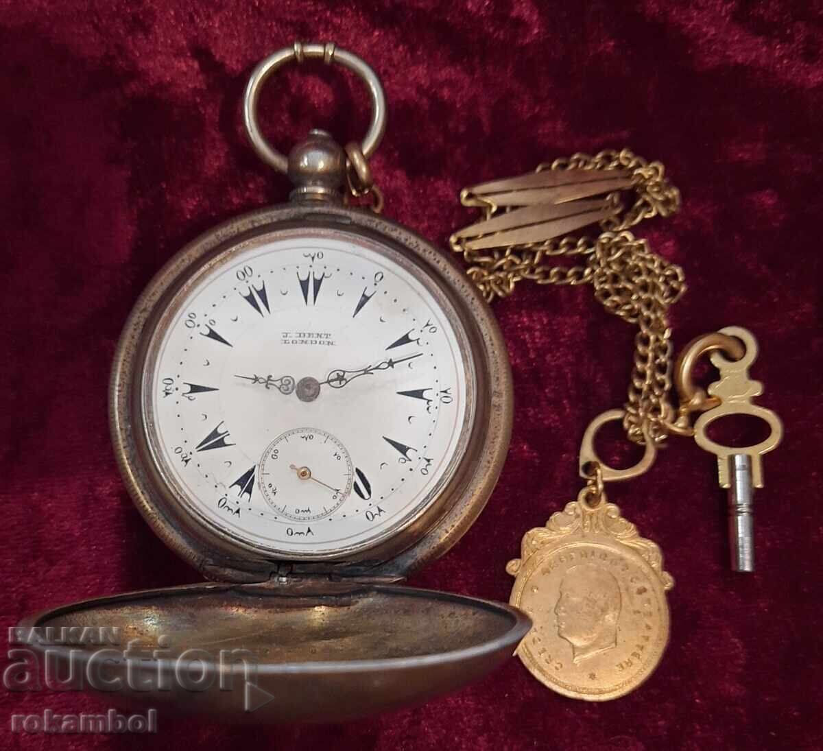 Antique Ottoman pocket watch J.Dent London with price 1000.00 BGN | € 511.29 Antique Ottoman pocket watch J.Dent London with price 1000.00 BGN | € 511.29