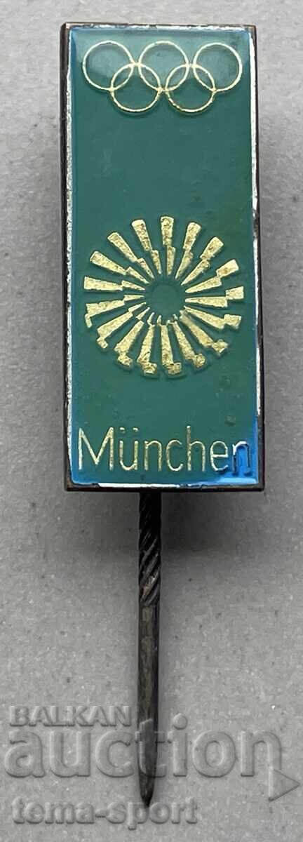 1354 West Germany official sign Munich Olympics 1972.