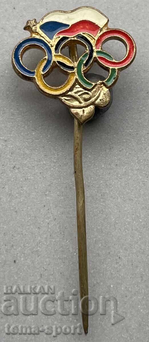 1363 Czechoslovakia Olympic Committee sign 1960s 1363 Czechoslovakia Olympic Committee sign 1960s