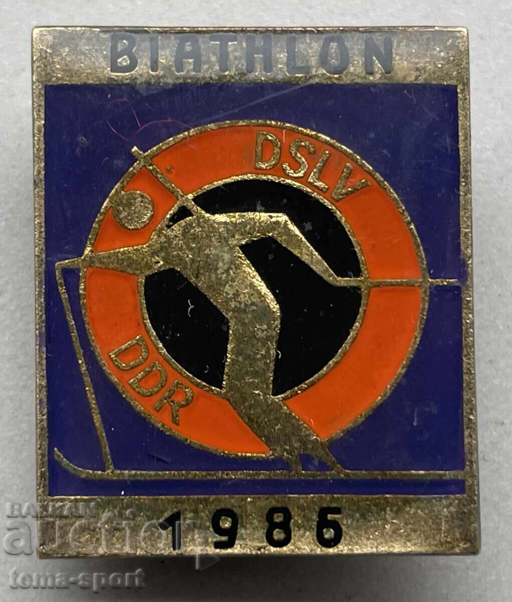 1370 ГДР Източна Германия федерация Биатлон състезания 1985г 1370 ГДР Източна Германия федерация Биатлон състезания 1985г