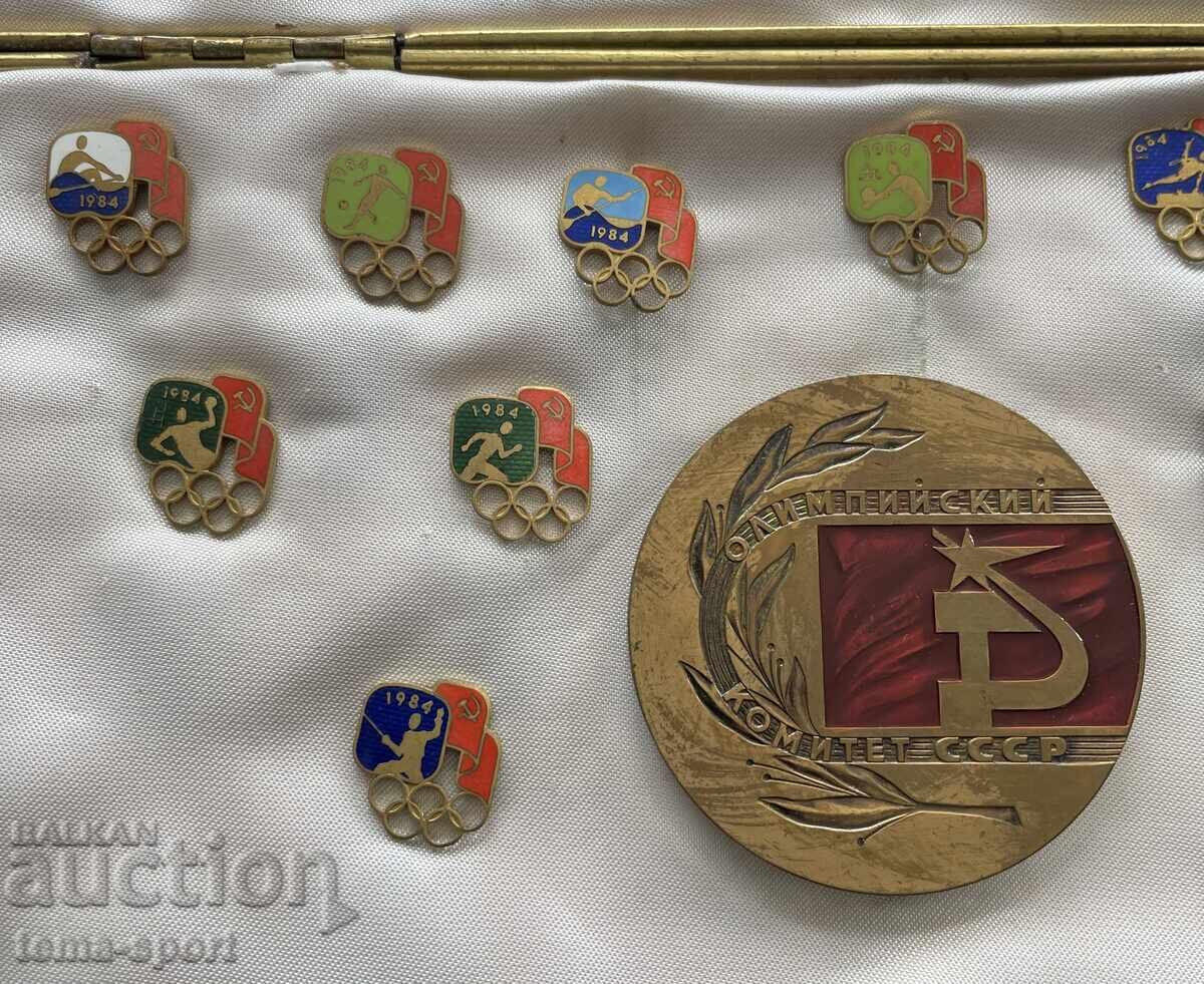 1373 USSR Olympic insignia plaque Olympics Los Angeles 1984 with price 150.00 BGN | € 76.69 1373 USSR Olympic insignia plaque Olympics Los Angeles 1984 with price 150.00 BGN | € 76.69