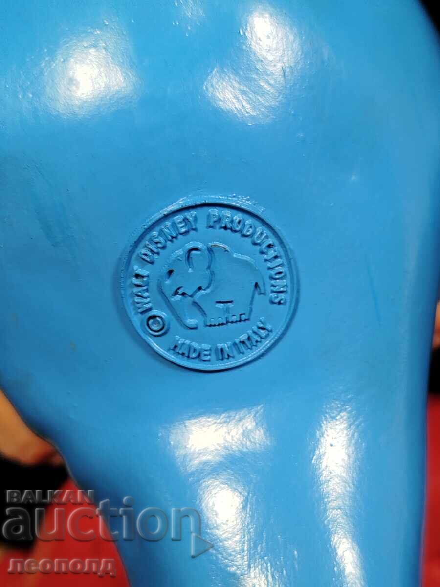 OLD RETRO RUBBER TOY DWARF DOLL DISNEY ITALY - 6 OLD RETRO RUBBER TOY DWARF DOLL DISNEY ITALY - 6