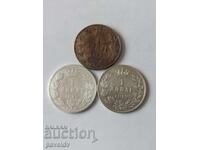 1 Dinar - 1897, 1912, 1925. - Lot