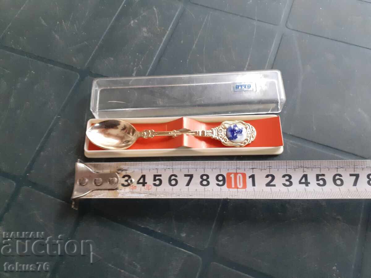 Collector's spoon OTTO gilded porcelain - 7 Collector's spoon OTTO gilded porcelain - 7