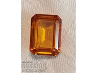 Голям Естествен Цитрин 26.4 ct Правоъгълна  шлифовка