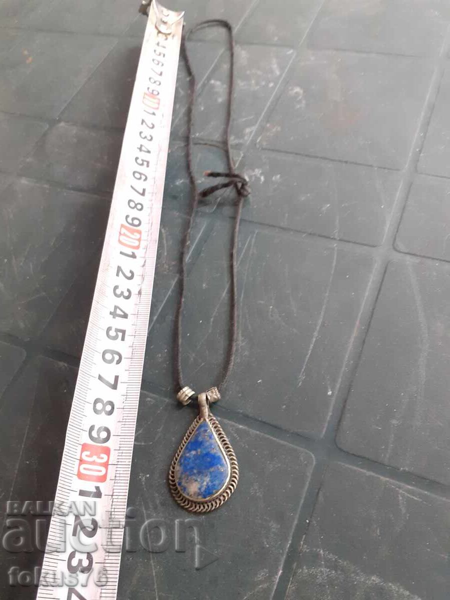 Pendant medallion necklace necklace costume Lapis lazuli - 7 Pendant medallion necklace necklace costume Lapis lazuli - 7