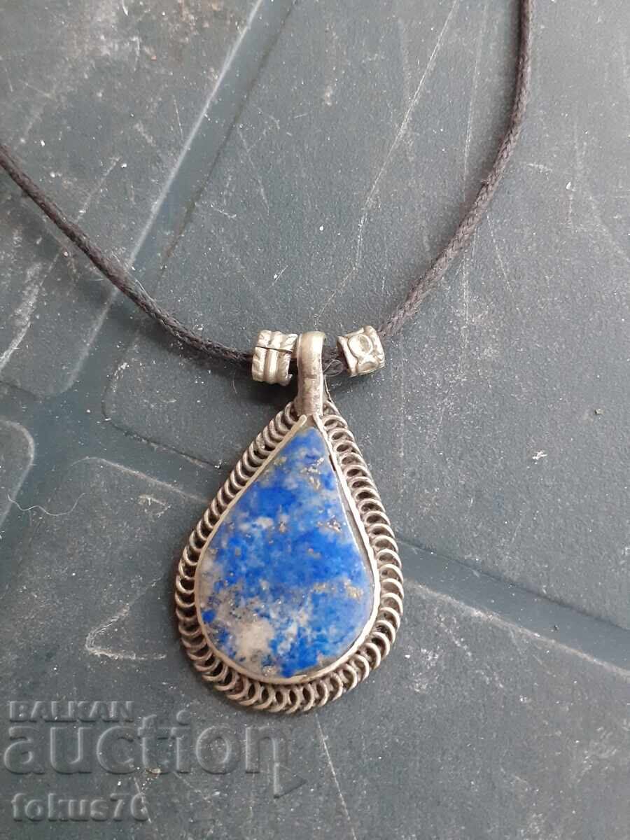 Pendant medallion necklace necklace costume Lapis lazuli Pendant medallion necklace necklace costume Lapis lazuli