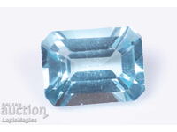 Topaz albastru 1,75ct 8x6mm VS octogon tăiat #3