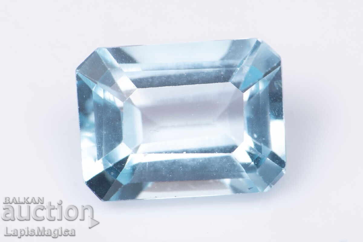Blue Topaz 1.88ct 8x6mm VS Octagon Cut #12 Blue Topaz 1.88ct 8x6mm VS Octagon Cut #12