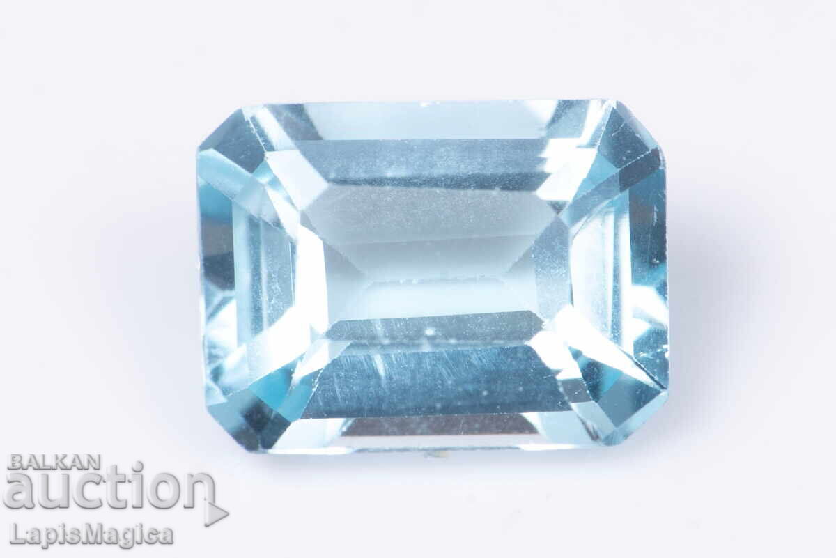 Blue Topaz 2.04ct 8x6mm VS Octagon Cut #14 Blue Topaz 2.04ct 8x6mm VS Octagon Cut #14