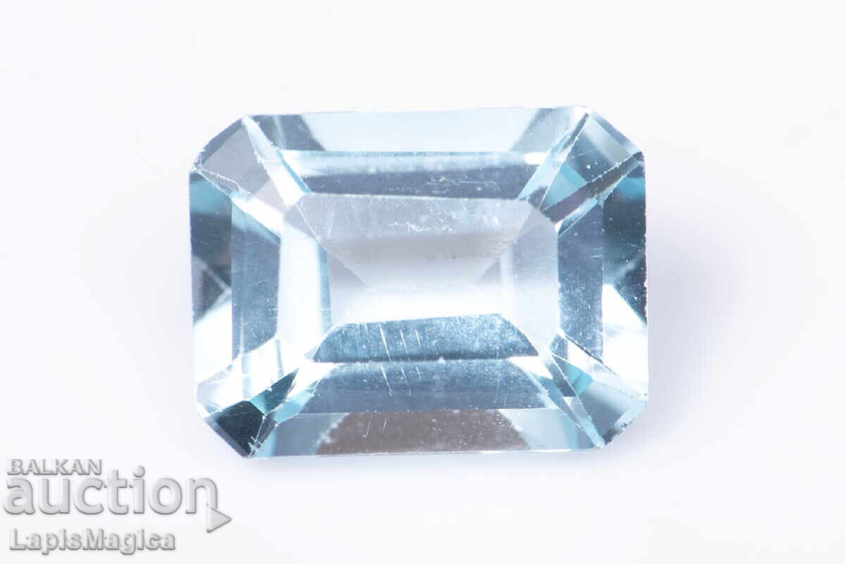 Blue Topaz 2.13ct 8x6mm VS Octagon Cut #18 Blue Topaz 2.13ct 8x6mm VS Octagon Cut #18
