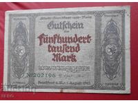 Banknote-Germany-Hesse-Frankfurt am Main-500,000 Marks 1923