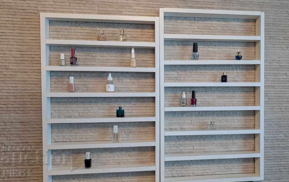 Delivery of Nail polish shelf, shelving unit for beauty salons Delivery of Nail polish shelf, shelving unit for beauty salons