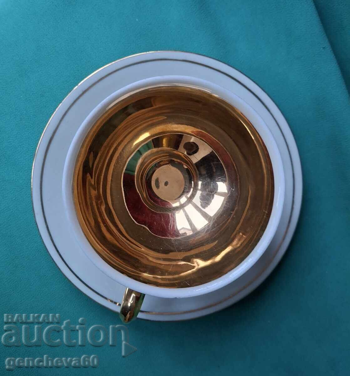 Delivery of Beautiful coffee cup with saucer Delivery of Beautiful coffee cup with saucer