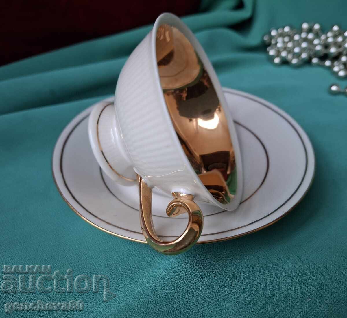 Beautiful coffee cup with saucer Beautiful coffee cup with saucer