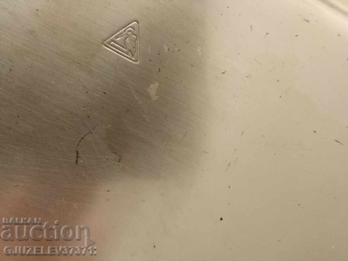 Auction English silver plated table brush set with spatula Auction English silver plated table brush set with spatula