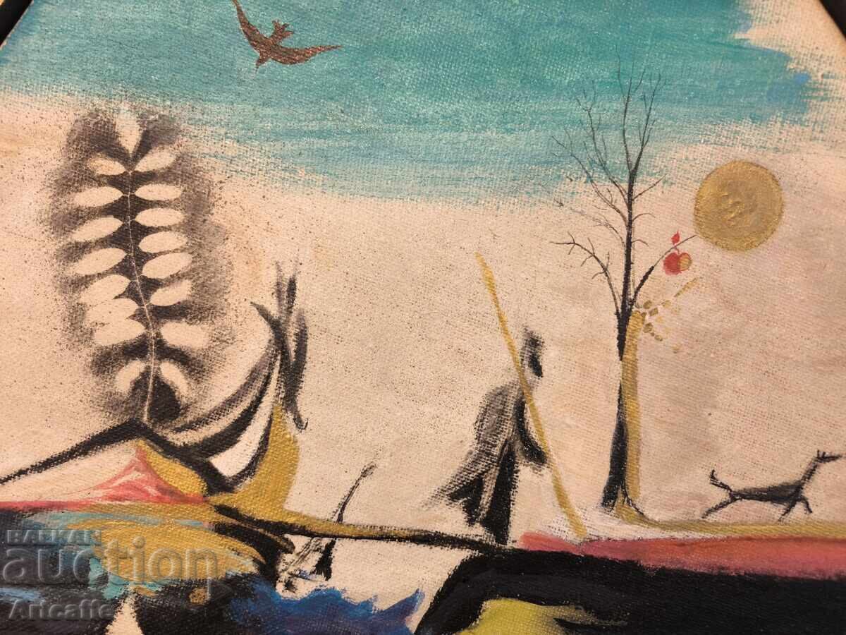 Licitație Prof. Stefan Altakov - ulei pe pânză, semnat, 1990