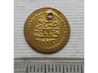 gold Ottoman Turkish coin Abdul Mecid 1223 0.76 g.19k