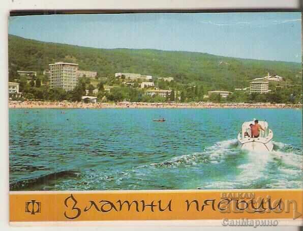 Postcard Bulgaria Varna Golden Sands Album with views 2 Postcard Bulgaria Varna Golden Sands Album with views 2